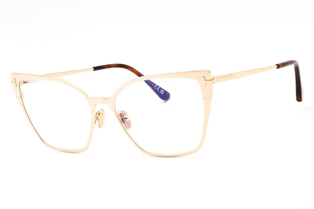 NWT Tom Ford FT6051-B-028 Pink Cat-Eye 56mm Glasses